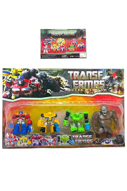 Shem Transformers 4'Lü Godzilla Süper Figür Oyuncak Seti - Fiyatı