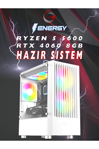 RAMTECH BİLGİSAYAR Energy RyzenRtx 4060 8Gb Ryzen 5 5600 16Gb Ram