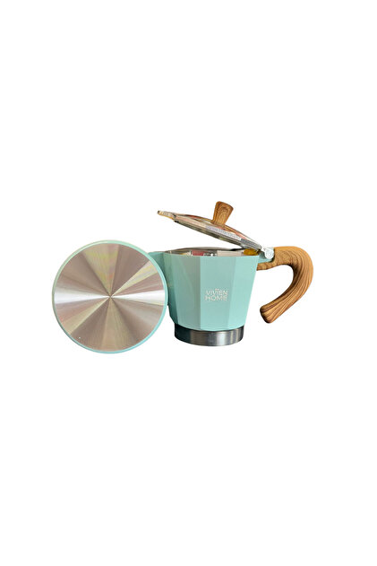 Grossberg Coffee Moka Pot Turkuaz 300 ml 6 Cup - Fiyatı, Yorumları