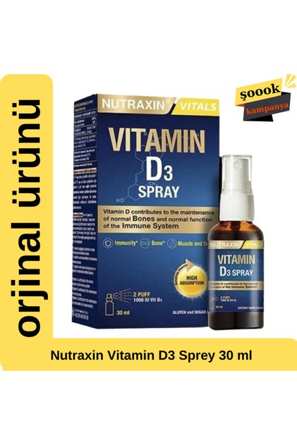Vitamin D3 Sprey 1000 Iu 30 ml