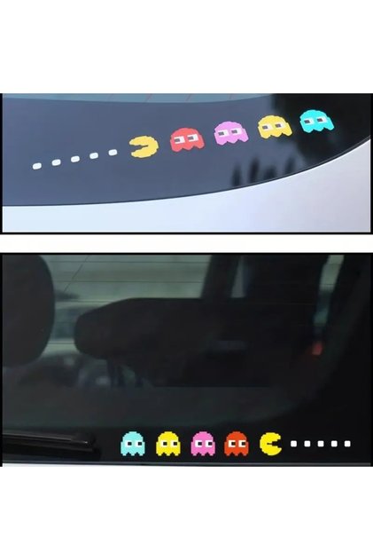 Pack of 2 Pac-Man Sticker Set