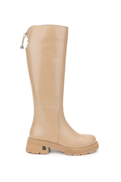 Women's Genuine Leather Camel Casual Boots