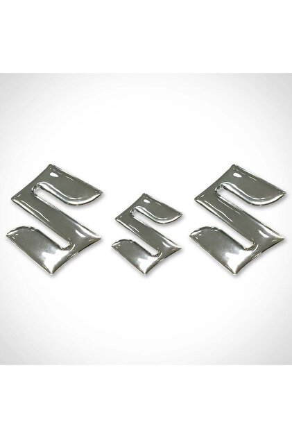Redline Grafik Suzuki 3D Gümüş Logo 3 Adet - Fiyatı, Yorumları