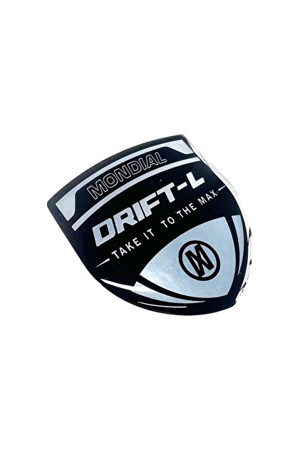 Redline Grafik Mondial Drift 3D Gümüş Arma Sticker Redlinegrafik