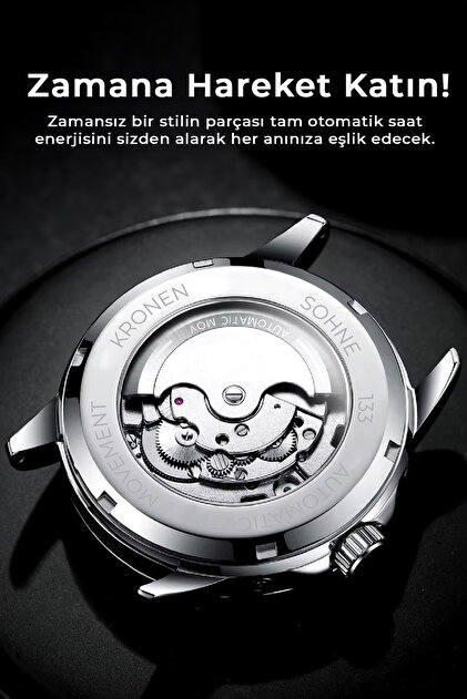 Kronen & Söhne KS7009 Day Night Tourbillon Mekanik Otomatik Erkek