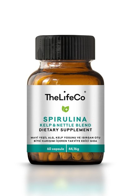 Spirulina Kelp & Nettle 60 Kapsül