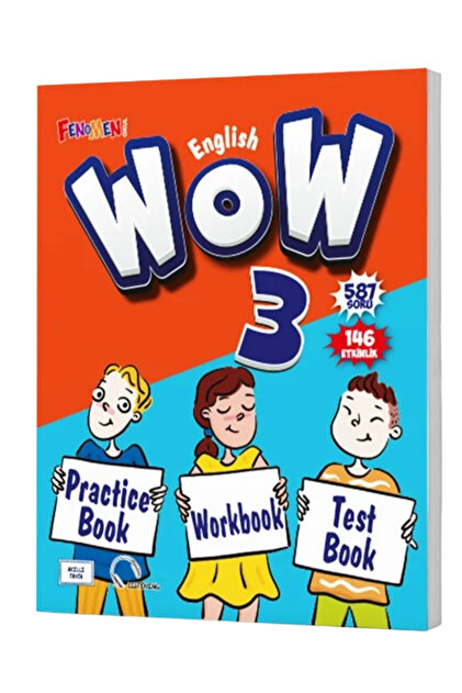Fenomen Yayıncılık WOW English 3 Practice Book Workbook Test Book