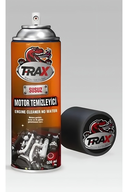 紙くず TRAX Susuz Motor Temizleyici Süper Etkili Parlatıcılı 500ml