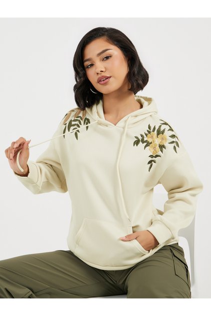 Embroidered Detail Sweatshirt