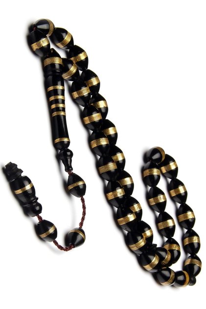 Men's, System Tasseled Brass Spiral Kuka Rosary