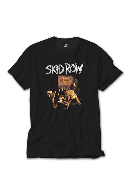 Черна тениска Skid Row Slave To The Grind