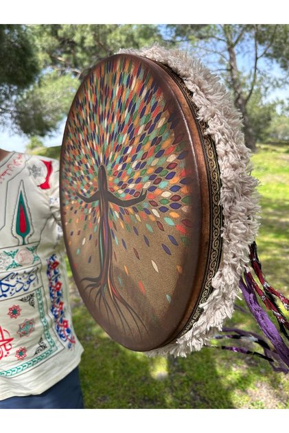 Şaman Davulu - Kam Davulu - Kişiselleştirilebilir(45CM)
