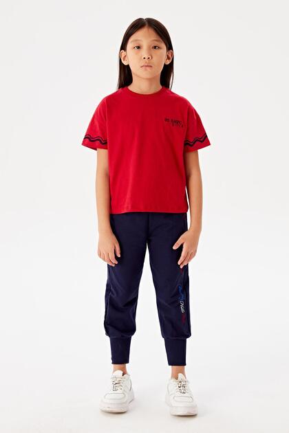 BG Store Kız Çocuk Kırmızı T-Shirt