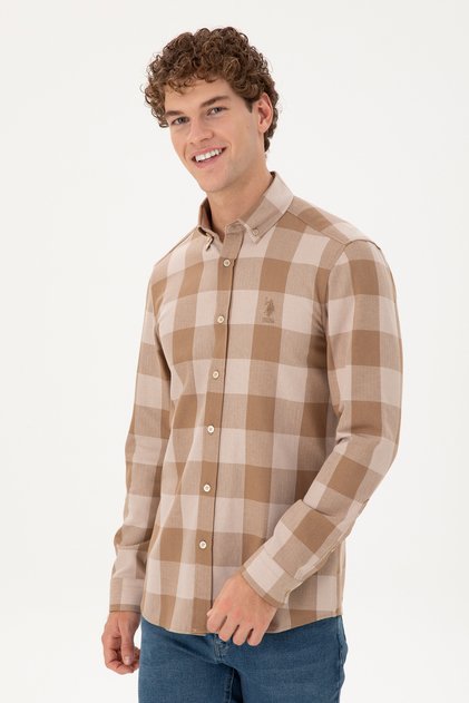 Men's Coconut Long Sleeve Shirt 50296085 -Vr153