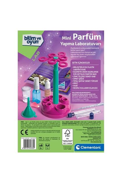 Clementoni CLEMENTONİ MİNİ PARFÜM YAPMA LABORATUVARI 64333