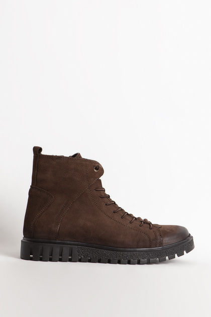 102 17945m Torje Real Nubuck Leather Men's Boots Brown