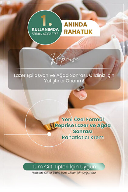 REPRISE Lazer Epilasyon Ve Ağda Sonrası Nemlendirici ,unisex Leke