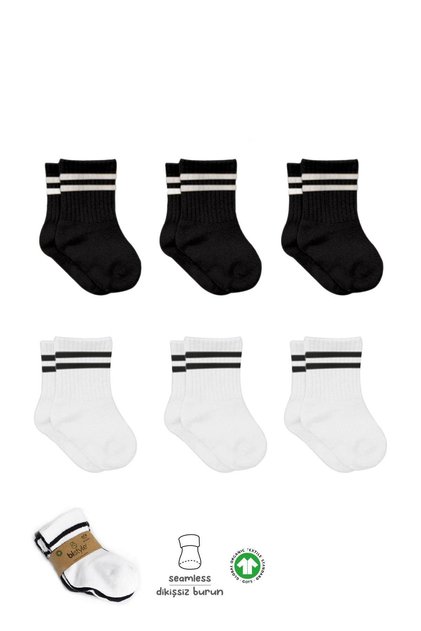 Bistil Baby Girl Organic Basic Long Socks