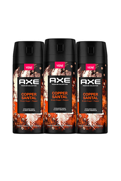 Axe Premium Collection Erkek Sprey Deodorant Copper Santal 72 Saat