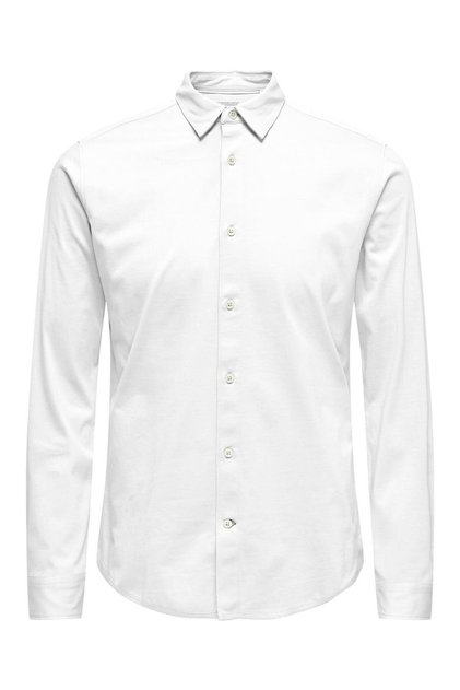 Onsrobin B/U Ls Stretch Shirt Noos Frml 22031023 Bright White