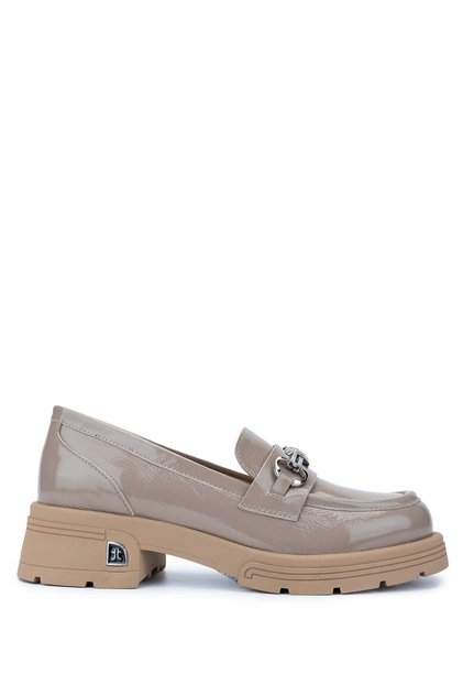 Women's Genuine Leather Mink Loafer Shoes