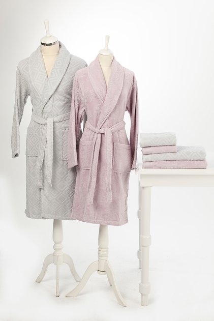 Pastoral Velvet Family Set Lilac-Grey