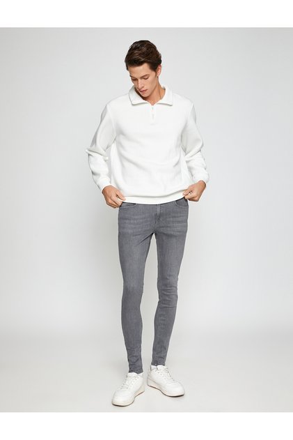 Super Skinny Fit Kot Pantolon Justin Jean