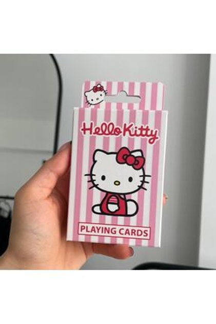 Anime Hello Kitty Iskambil Poker Kartı