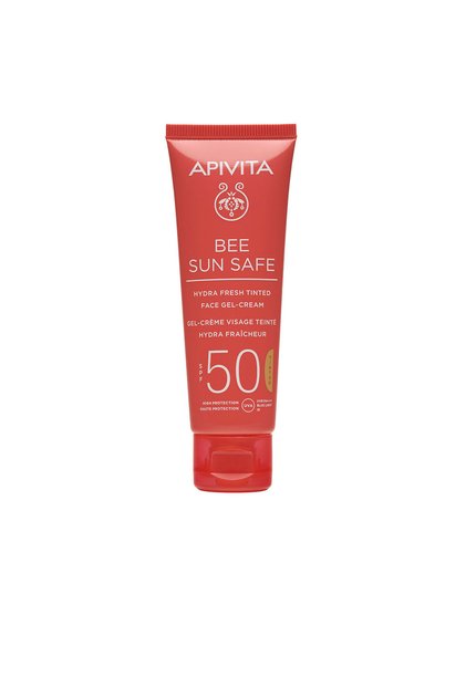 Bee Sun Safe Hydra Fresh Getönte Gesichtsgel-krem Lsf 50 Apivita 50 ml