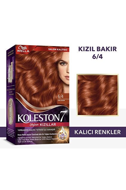 Koleston Supreme Kit Saç Boyası 6/4 Kızıl Bakır