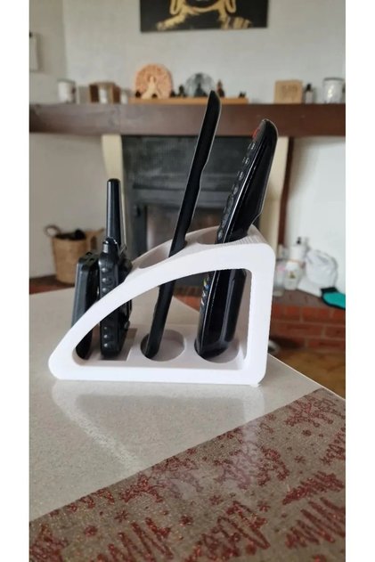 4-eyed remote control stand for television satellite receiver air conditioner remote control holder remote control organizer stand dlc3d