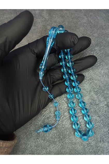 High End Powder Amber Prayer Beads with System