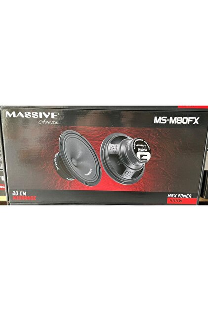 Massive MS-M80FX 20 CM MİDRANGE 400 WATT MAXİMUM POWER 150 WATT
