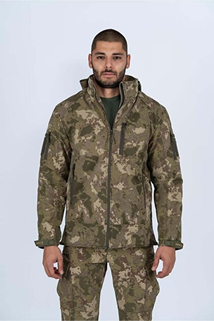 Tactical Outdoor Tactical Water and Windproof Softjell Coat Biker Coat - 305C