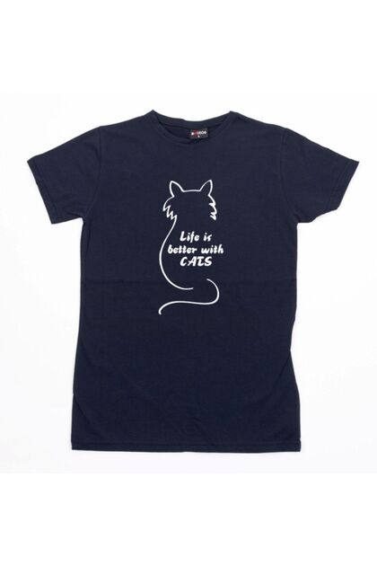 Life Is Better With Cats T-shirt (relax Fit) / 9xl / 8xl / 7xl / 6xl / 5xl / 4xl / 3xl