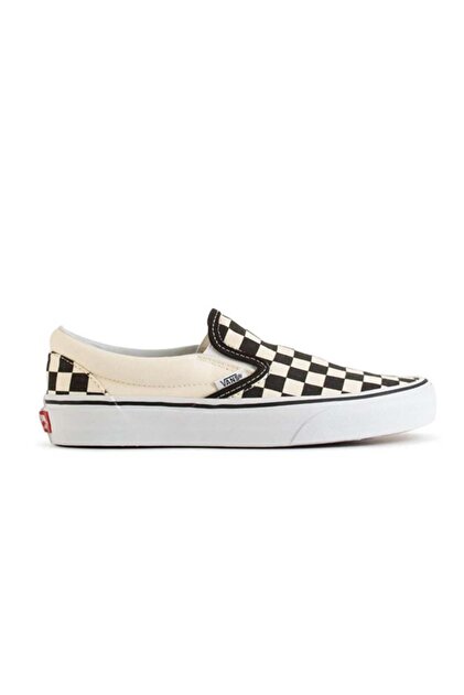 Vans Classic Slip-On Checkerboard Siyah - Bej Unisex Sneaker