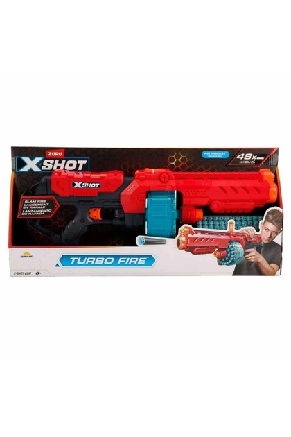 Zuru X-shot Excel Turbo Fire Sünger Atan Silah 8 Mermi 48 - Fiyatı
