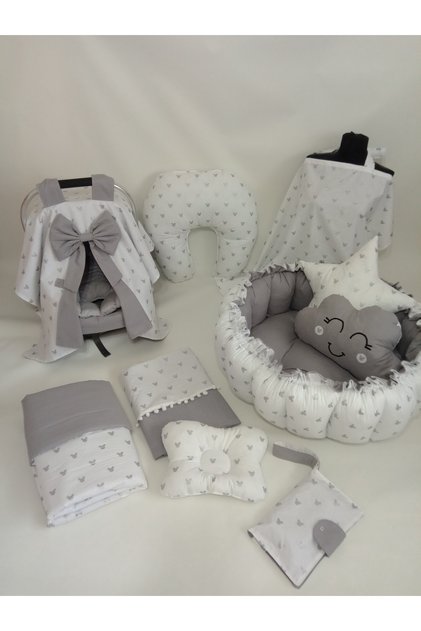 12 Parçalık yuvarlak babynest seti (ürün listesi açıklamada mevcuttur)
