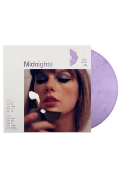 YABANCI PLAK - Taylor Swift / Midnights (Mermer desenli Lavanta renkli LP)
