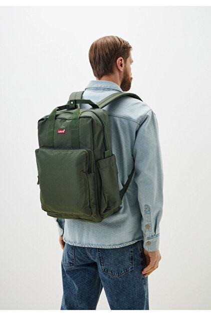 Levi's Logolu Haki L Pack Unisex Çanta - D7572-0003 - Fiyatı