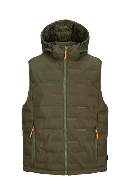 Jack&Jones Sonic Bodywarmer Men's Khaki Hooded Vest
