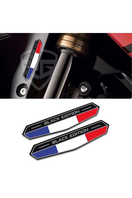 3D Motosiklet Çıkartma Etiket Sticker Fransa