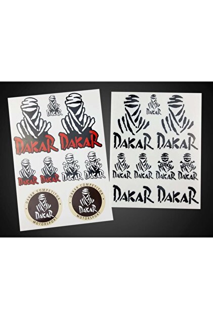 Redline Grafik DAKAR 2li Sticker Set - Fiyatı, Yorumları