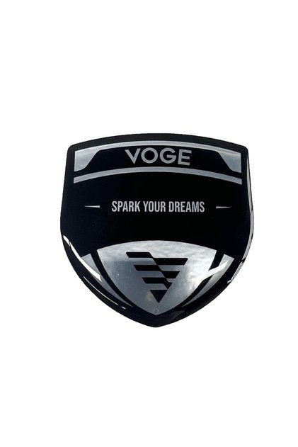 Voge 3D Gümüş Arma Sticker Redlinegrafik