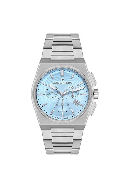Jacques Philippe Jpqgc41x6lb Swiss Made Safir Cam Çelik Gri 42 Mm