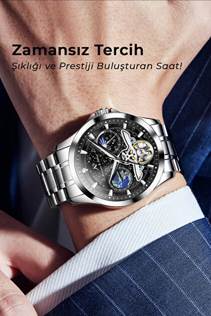 Kronen & Söhne KS7009 Day Night Tourbillon Mekanik Otomatik Erkek