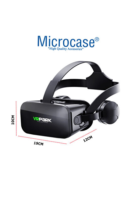 Microcase VRPARK J20 3.5mm Kulaklıklı 3D Sanal Gerçeklik Gözlüğü+