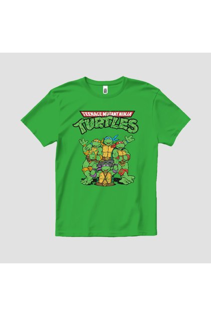 Ninja Turtles Group Logo Unisex Kids T-Shirt