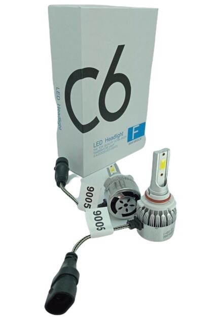 Xenon 2 Adet Hb3-9005 Led Xenon 36w 3800lm Led Zenon Beyaz Renk Işık Turbo Fanlı