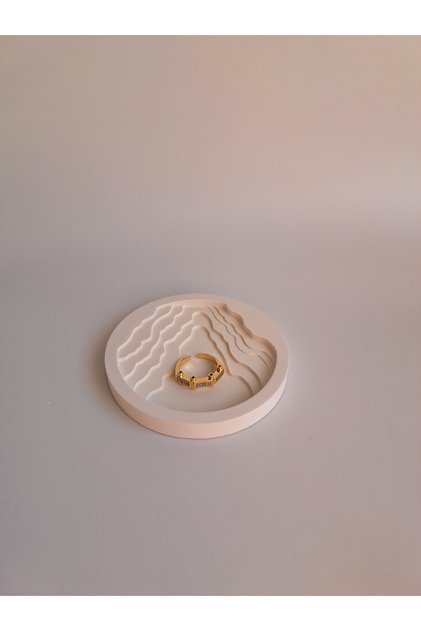 Gold Color Zircon Stone Ring